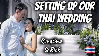 Setting Up Our Thai Wedding In The Village 