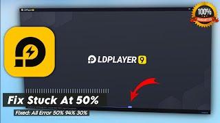 LD Player 50% Loading Stucks Problem Fix | LD Player Not Opening Fix 101%