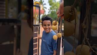 Vinaa Trying This Fruit For The First Time@VinishVaishu  #rakshita #tulu #tulucomedy #tulureels