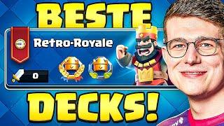 TOP 3 BESTE DECKS für RETRO-ROYALE… (Gratis Abzeichen!) | Clash Royale Deutsch