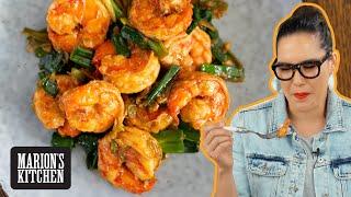 Sooooo BUTTERY Garlic Shrimp & introducing my little baby Henry | #WithMe | Marion's Kitchen