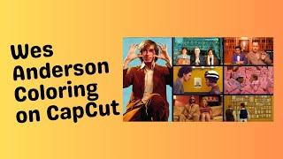 How Can You Edit Colors on Your Video with Wes Anderson Coloring on CapCut? CapCut CC Tutorial