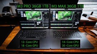 Apple MacBook Pro M3 Pro Vs. M3 Max - FCPX