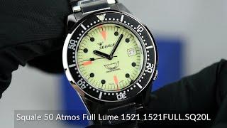 Squale 50 Atmos Full Lume 1521 1521FULL.SQ20L