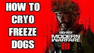 How To Complete Freezer Burn Mission Slow Hell Hound Dogs With Cryo Freeze Ammo Mod MW3 Zombies