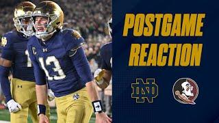 Notre Dame football vs. Florida State Seminoles postgame reaction show | Irish DESTROY FSU