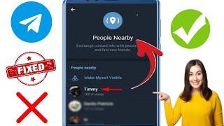 Fixed Telegram People Nearby Not Showing | Telegram People Nearby Option Not Showing