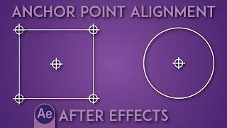 How to align anchor point at center in after effects