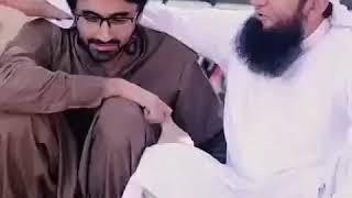 Molana Tariq Jamil With His Son Asim Jamil ️