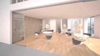 Стеклянная перегородка трансформер SV P40 (Saheco)
