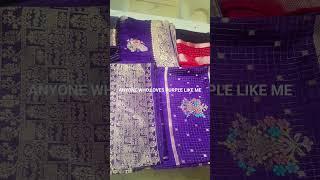 Most loved color purplesarees collection from Harika Reddy Design Studio #custommade #saree #purple