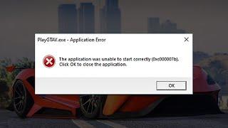 How to Fix GTA 5 0xc000007b Error...