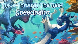 Race Through The Reef | Speedpaint