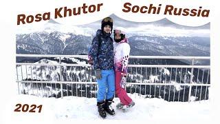 Rosa KHUTOR Skiing  Sochi  Russia 