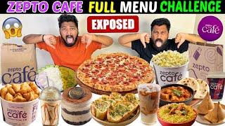 TRYING FULL MENU OF ZEPTO CAFEZEPTO CAFE ENTIRE MENU CHALLENGE