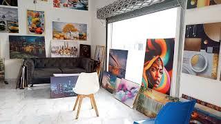 canvas print frame artwork & 3d wall mural wallpaper