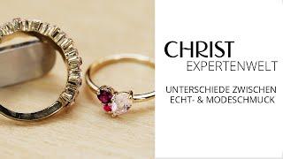 Unterschiede zwischen Echt- & Modeschmuck