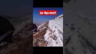 Car Flips Over!!! #worldnewads
