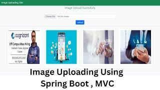 Image Upload Spring boot MVC , Thymeleaf | File Upload using Spring boot tutorials