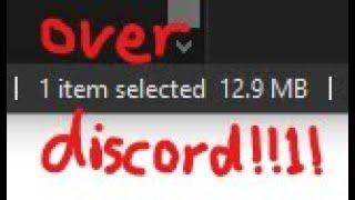 How to send any file over 8mb over discord for free (cheeky trick)