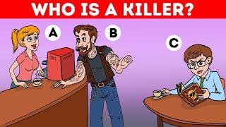 14 LOGIC RIDDLES AND CRIME BRAIN TEASERS WITH ANSWERS!