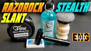 Stealth Slant Razor, Simpsons Trafalgar, FINE Platinum и Epsilon | Бритьё с HomeLike