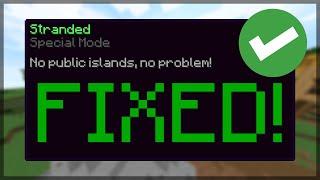 Hypixel Skyblock Stranded is finally FIXED...