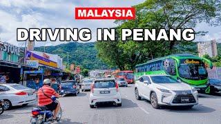 8K - Driving In Malaysia | Penang City Tour 