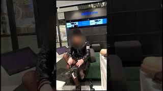 CROSSDRESSER AT SHOES STORE #shopping