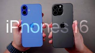 Hands-on completo dos iPhones 16 e 16 Pro!