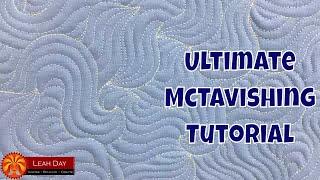 How to Quilt McTavishing! Quilting on a Home Machine and Longarm Frame