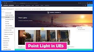 Point Light in Unreal Engine 5 (Part 30)