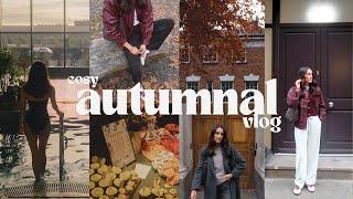 AUTUMN VLOG  NEW IN MY WARDROBE | H&M | SPA DAY | SHOPPING IN LONDON | HOT YOGA | FASHION | FESTIVE