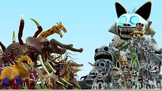 All New Zoochosis Monsters Vs All Zoonomaly Monsters In Garry's Mod