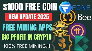 EARN $1000 FREE MINING APPS 2025 | CRYPTO MINING APPS MALAYALAM | NEW CRYPTO AIRDROPS |