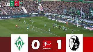 SV Werder Bremen gegen SC Freiburg [0-1] | Bundesliga 2024/25 | Spielen Höhepunkte!