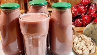 JUS DE BAOBAB AU BISSAP: Comment Je Réalise Mon Jus Lactée De Baobab À La Fleur D'hibiscus Bissap