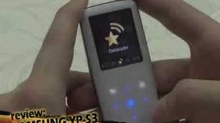 Samsung YP-S3, mp3player review