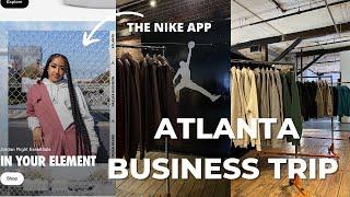 I flew to atlanta to model for nike!