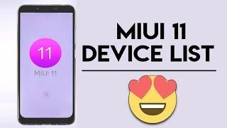 MIUI 11 DEVICE LIST | RELEASE DATE