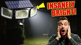 This Security Light is INSANELY Bright!  AIXPI Motion Sensor Flood Light Review & Test