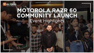 Motorola Razr 60 Community Launch with @TrakinTech