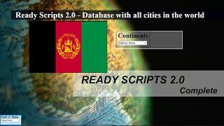 List of cities and provinces in Afghanistan database - Ready Scripts 2.0