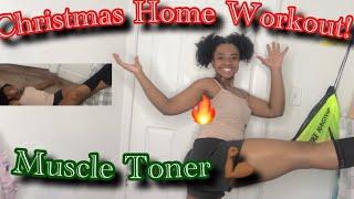 MUSCLE TONER WORKOUT AT HOME pt.1 | VLOGMAS DAY 9| Vibequeeen !