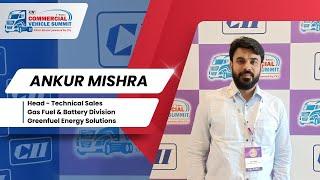 CII Commercial Vehicle Summit | Exclusive With Ankur Mishra, Greenfuel Energy Solutions