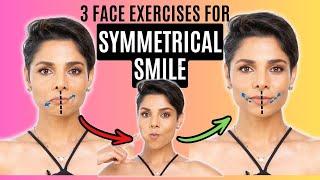 You Can FIX ASYMMETRICAL SMILE  Naturally with these 3 FACE EXERCISES