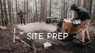 Ground Work Prep For Our Free Standing Deck | Ep 3 Sleepy Creek