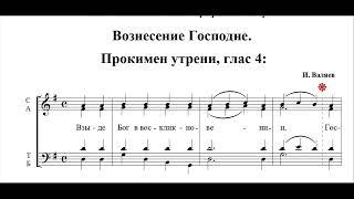 Прокимен утрени, глас 4 - Валяев(альт)