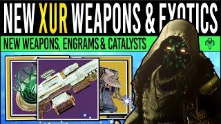 Destiny 2: XUR'S EXOTIC LOOT & NEW WEAPONS! Catalysts, Exotics, Engrams & Armor (13th Dec)