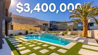 TOUR a $3.4M Luxury Guard-Gated Summerlin Home | Mesa Ridge | Las Vegas Real Estate